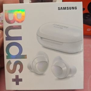 Samsung Galaxy Buds Plus White with Rilakkuma Case
